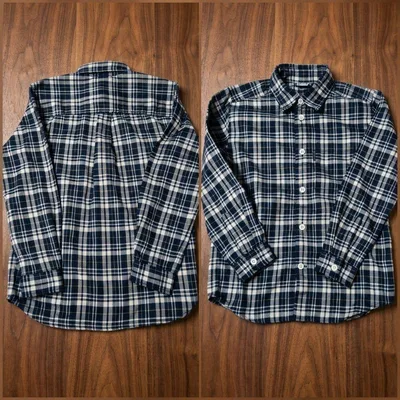 mont-bell キッズ チェック柄 長袖シャツ 130cm