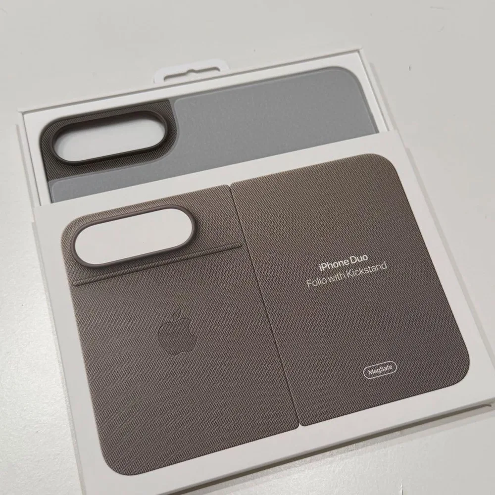 【即納/匿名】新品 Apple純正 iPhone Duo Folio トープ