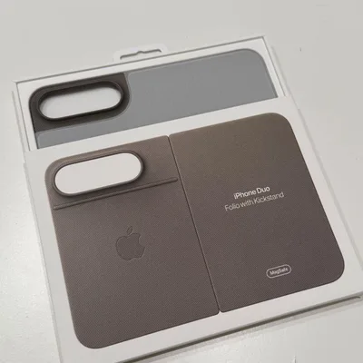 【即納/匿名】新品 Apple純正 iPhone Duo Folio トープ