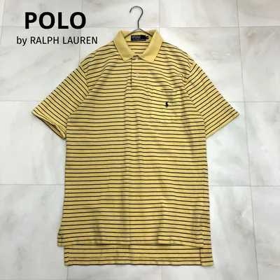☆ POLO by RALPH LAUREN ボーダー 半袖 ポロシャツ M