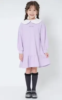 mezzo piano メゾピアノ ワンピース 130cm ラベンダー