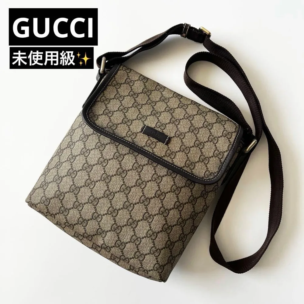 未使用級✨GUCCI グッチ GGスプリーム ショルダーバッグ 223666