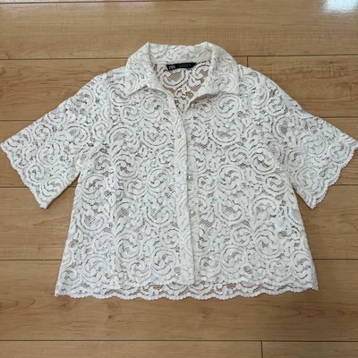 ZARA レースカーディガン