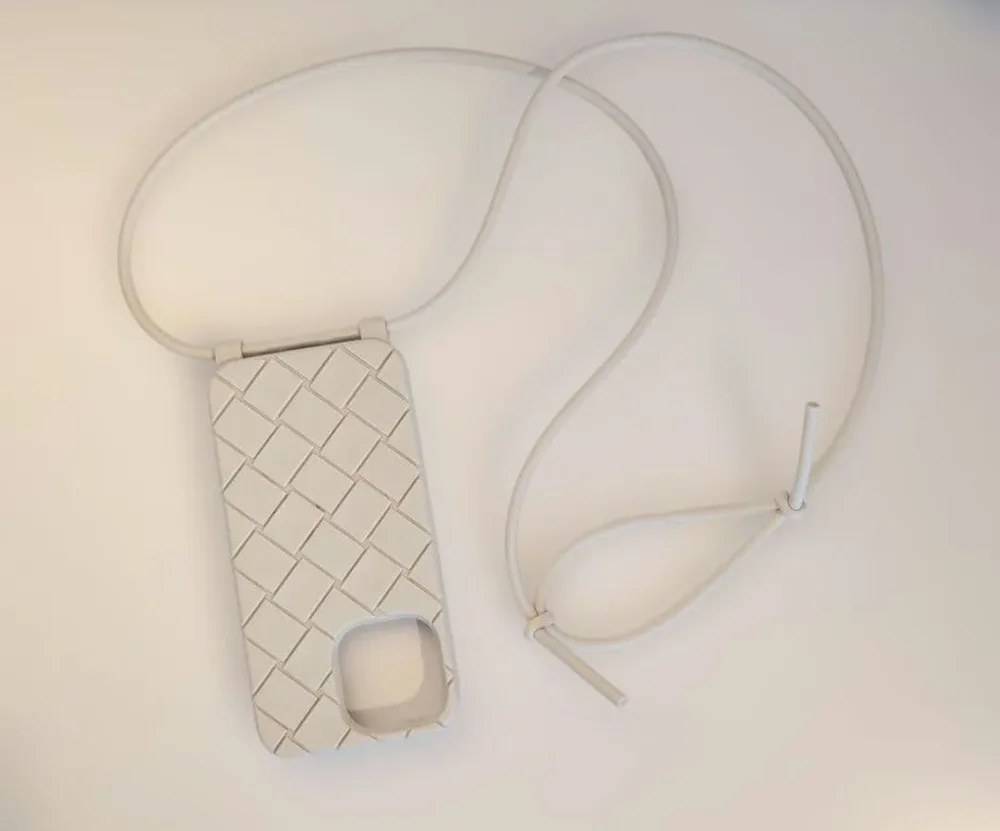 【Bottega Veneta】ラバーシリコン iPhoneケース/ホワイト