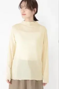 studio CLIP ソフトチュールボトルネックプルオーバー ¥3,300