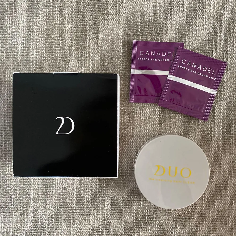 【おまけ付】DUO ザ クレンジングバーム ブラックリペア 90g、クリア20g