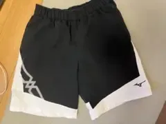 Mizuno バドミントン ハーフパンツ Sサイズ 黒白