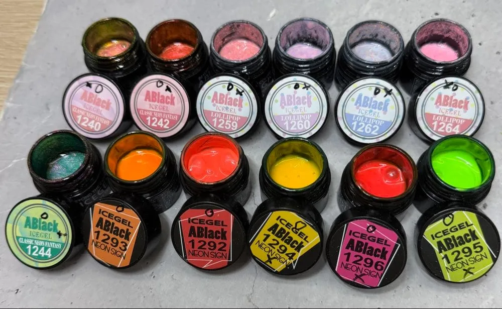 ABlack ICEGEL カラージェル 12個セット