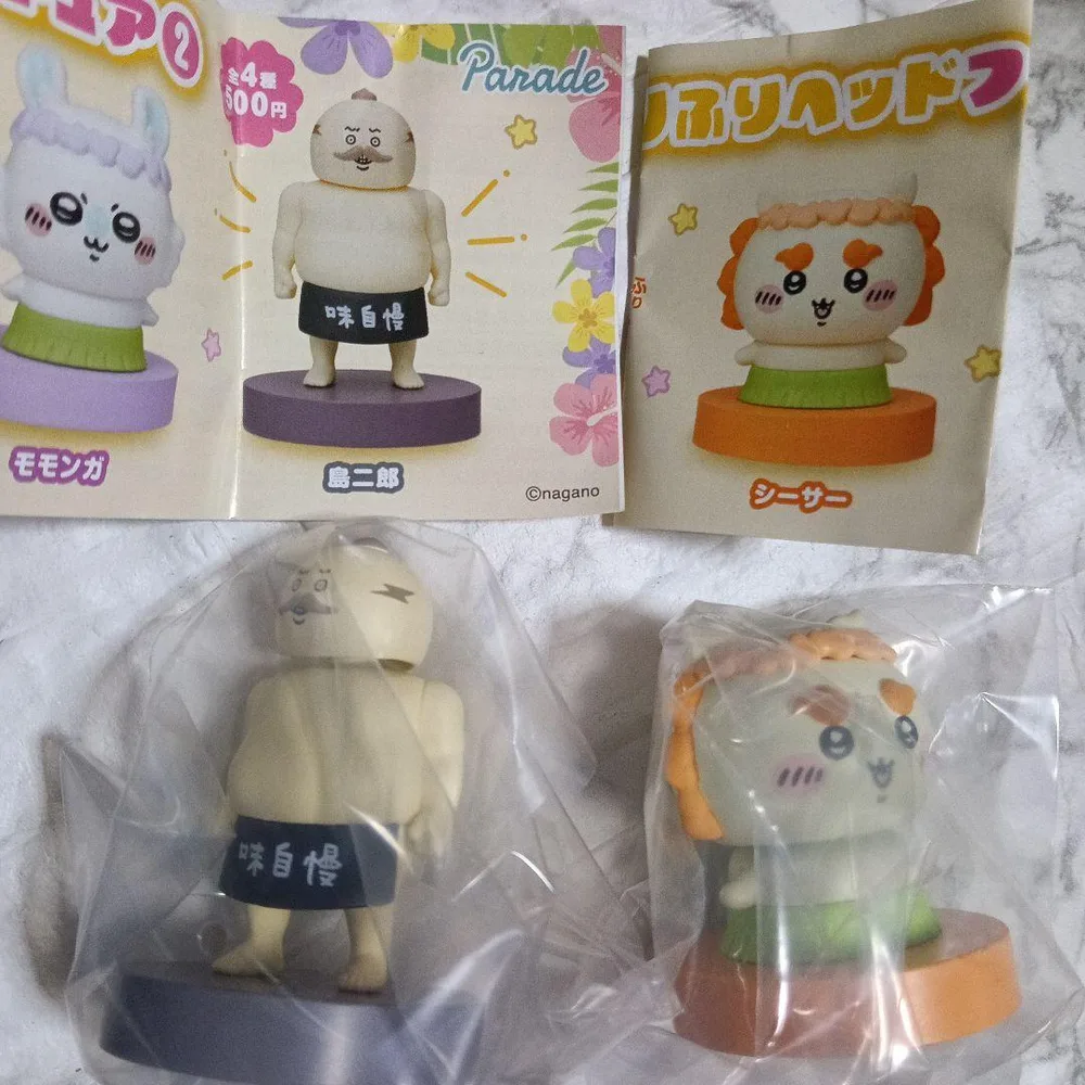 ちいかわ ふりふりヘッドフィギュア 味自慢 島二郎 シーサー ガチャ