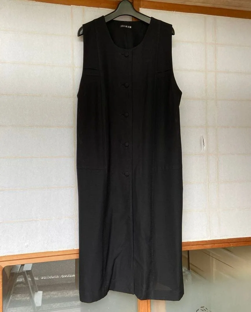 古代裂創作服 一点物ハンドメイド 薄手ワンピース ジレ 新品未使用