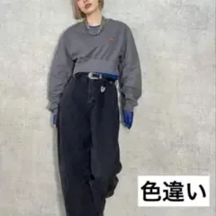 トラノイショート丈 スウェット トレーナー