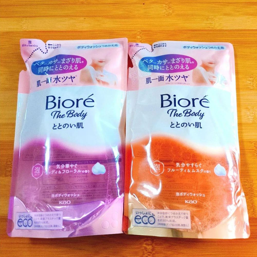 2点2種類 ビオレ 泡ボディウォッシュ つめかえ用