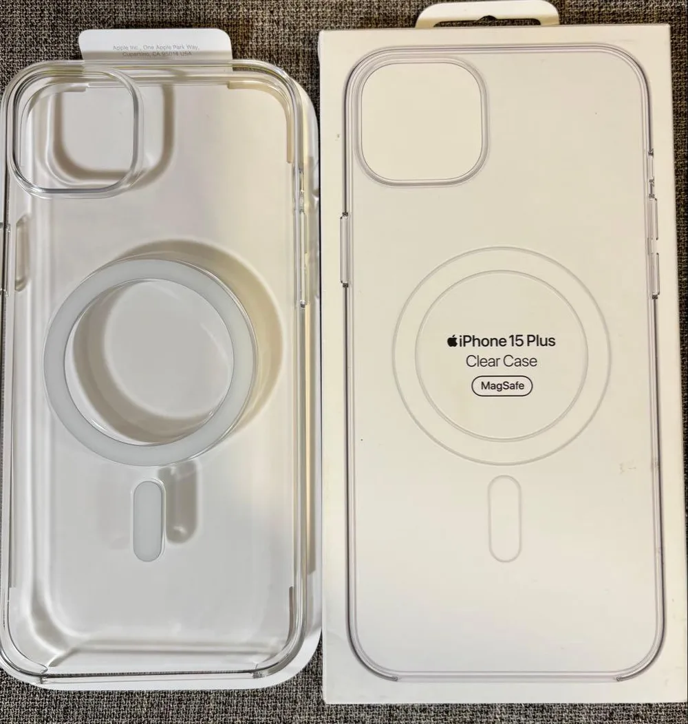 Apple iPhone 15 Plus 純正クリアケース MagSafe