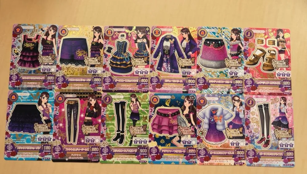 アイカツカード 紫吹蘭 スパイシーアゲハ まとめ売り 12枚 レア 旧カード