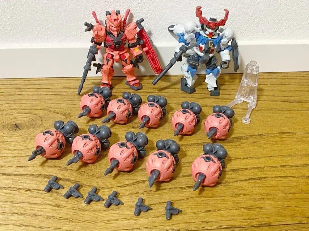 モビルスーツアンサンブル 赤いガンダムセット