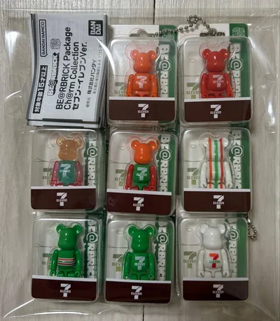 BE@RBRICK Package Charm セブンイレブン 全8種コンプ