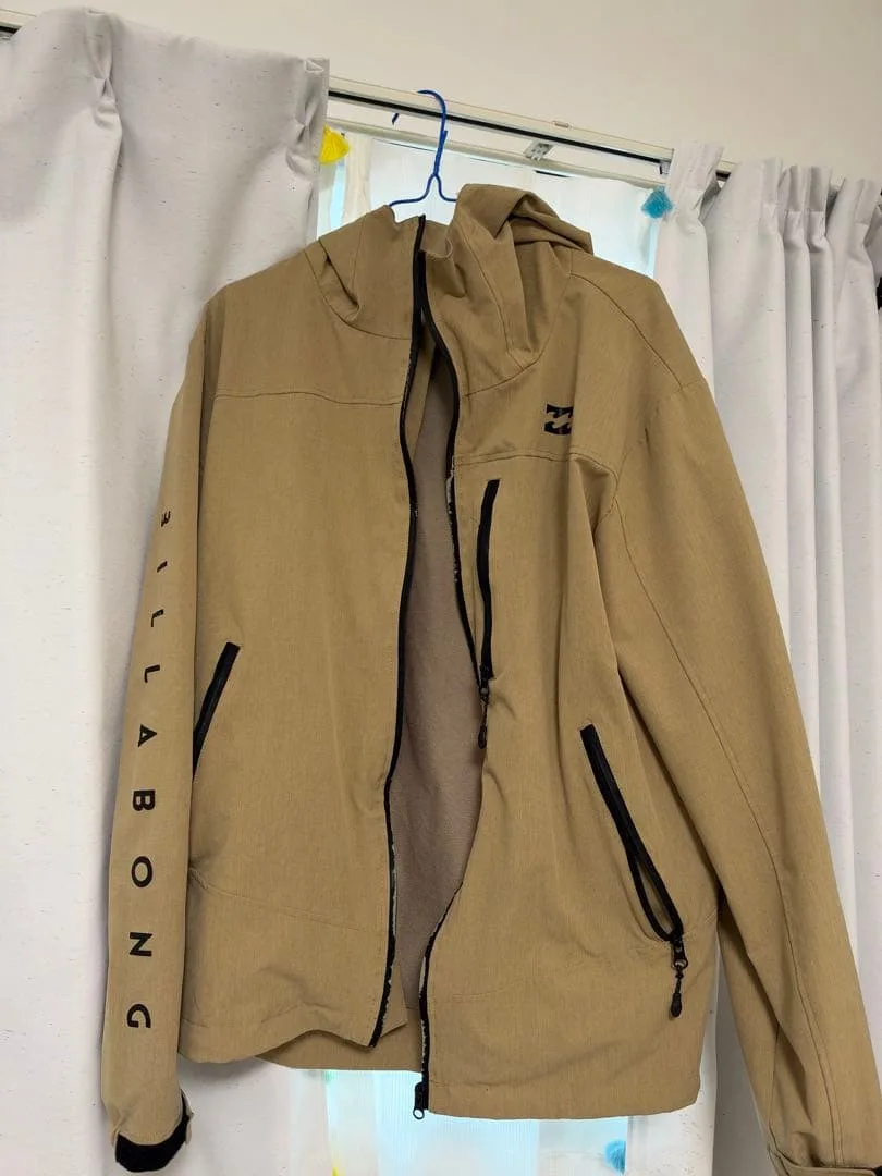 BILLABONG フード付きジャケット ベージュ XL