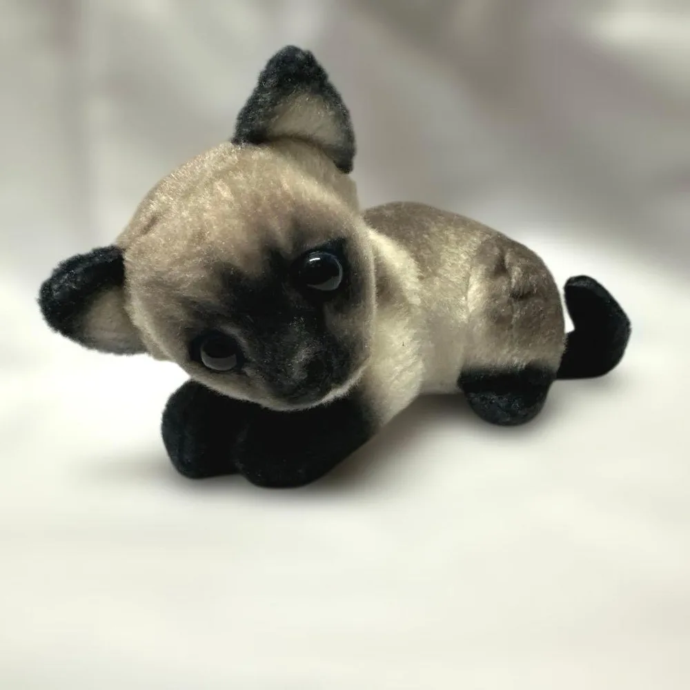シャム猫 リアルぬいぐるみ キーホルダー マスコット売りつくしセール中