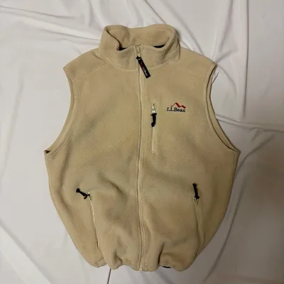 llbean outdoors 00s 90s フリース ベスト 希少 短丈