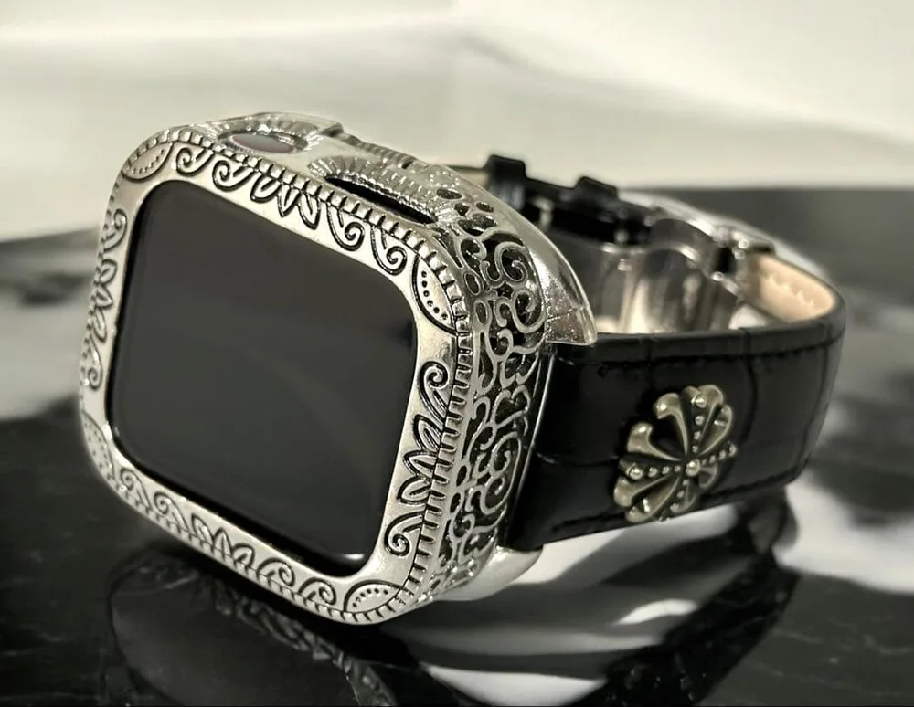 bcm★Apple Watchバンド レザーベルト アップルウォッチカバー