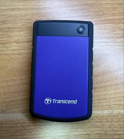 Transcend ポータブルHDD 1TB 動作確認・正常判定済