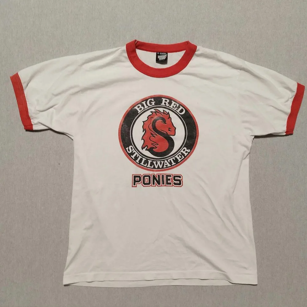 【USA製 90s】スクリーンスターズ リンガーTシャツ XL ビンテージ 赤