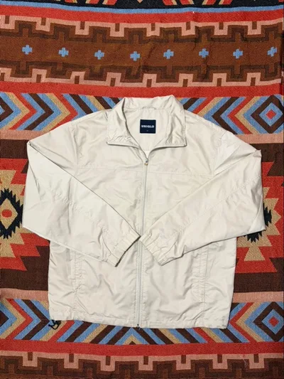 90s OldUNIQLO ナイロンジャケット ベージュ Lサイズ