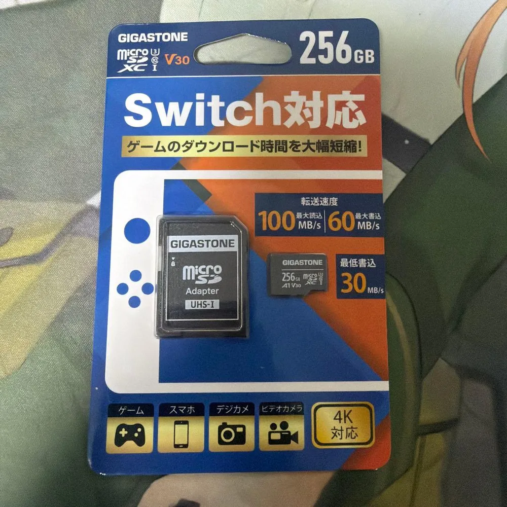 新品 Gigastone 256GB microSDXCカード Switch対応