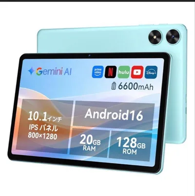 タブレット 10インチ Android16 Wi-Fi 20+128GB 未使用