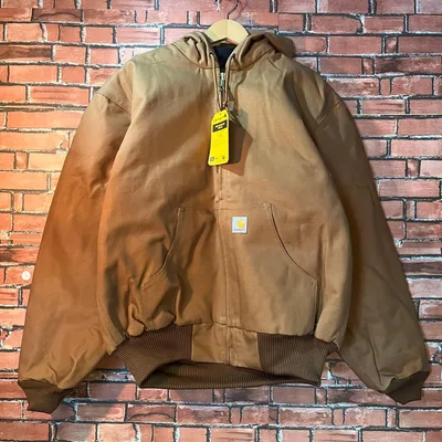 新品未使用 Carhartt アクティブジャケット ダック ブラウン M
