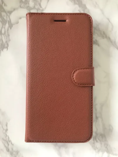 XperiaXZ/XZs ブラウン 茶色 シンプルレザー 手帳型ケース