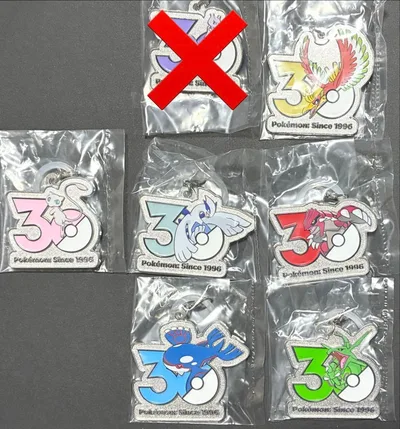 ポケモン 30周年メタルチャームマスコット 2 セミコンプ