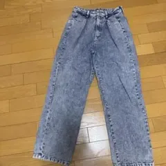 ケミカルウォッシュ デニムパンツ M