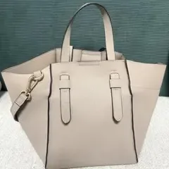 ハンドバッグ 2WAYタイプ ベージュ