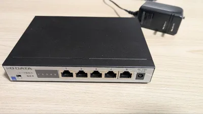 IO-DATA 2.5Gbps スイッチングハブ ETQG-ESH05