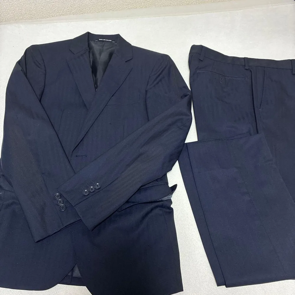 グリーンレーベル スーツ ネイビー 美品