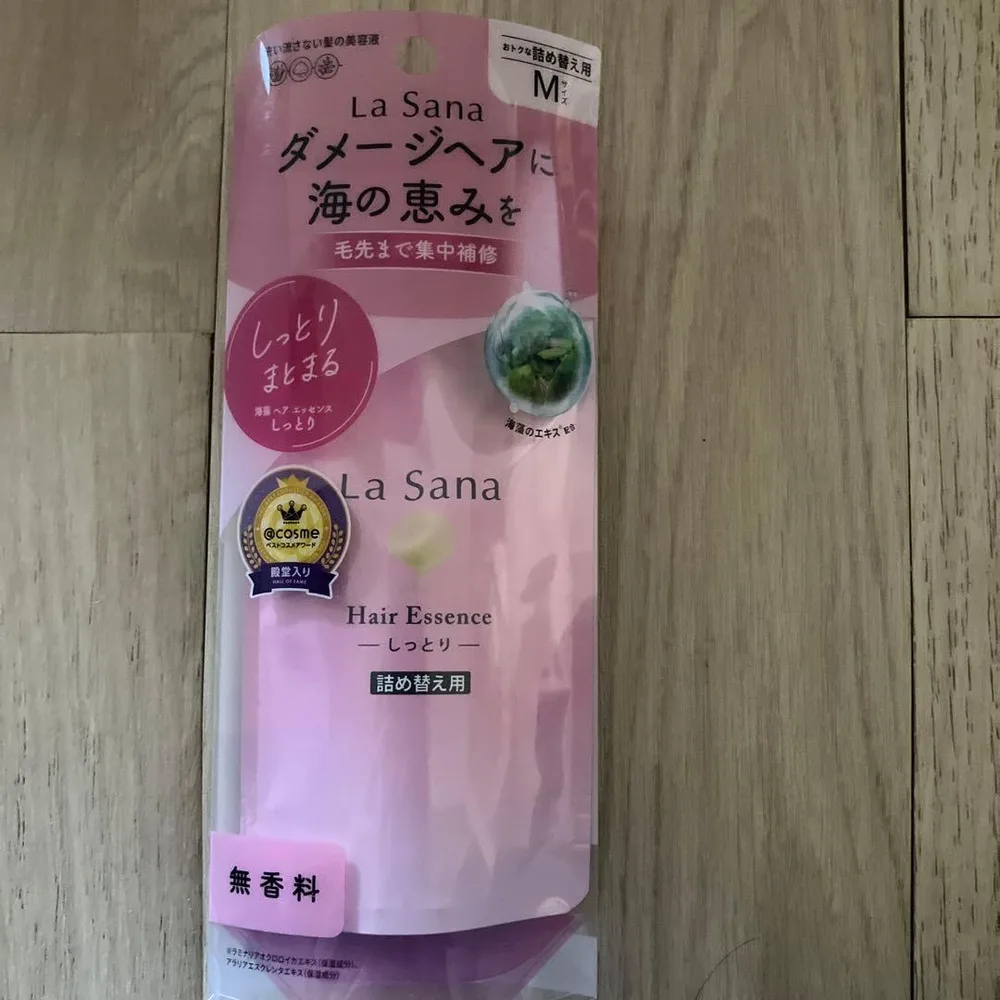 La Sana 海藻 ヘア エッセンス しっとり 詰替え用