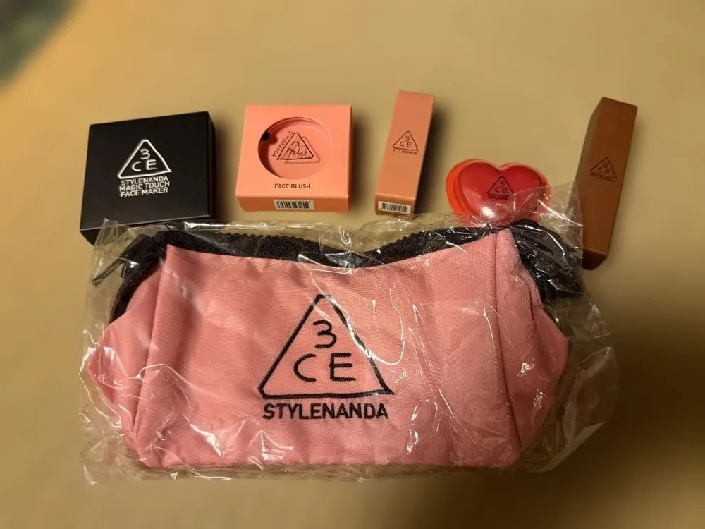 未開封 3CE コスメ5点+ポーチ まとめ売り 韓国コスメ STYLENANDA