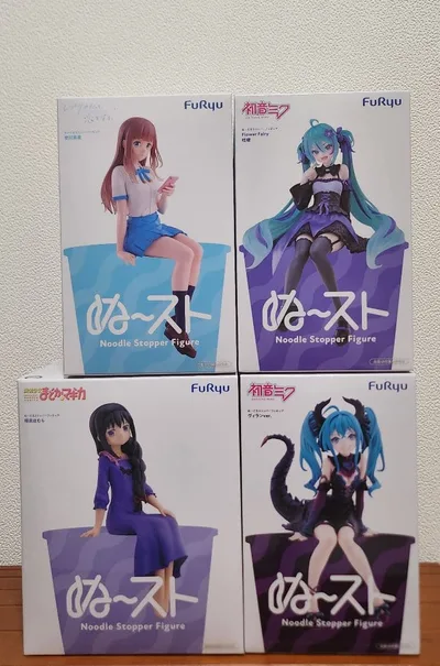 【ぬーどるストッパーフィギュア】美少女フィギュア4点セット