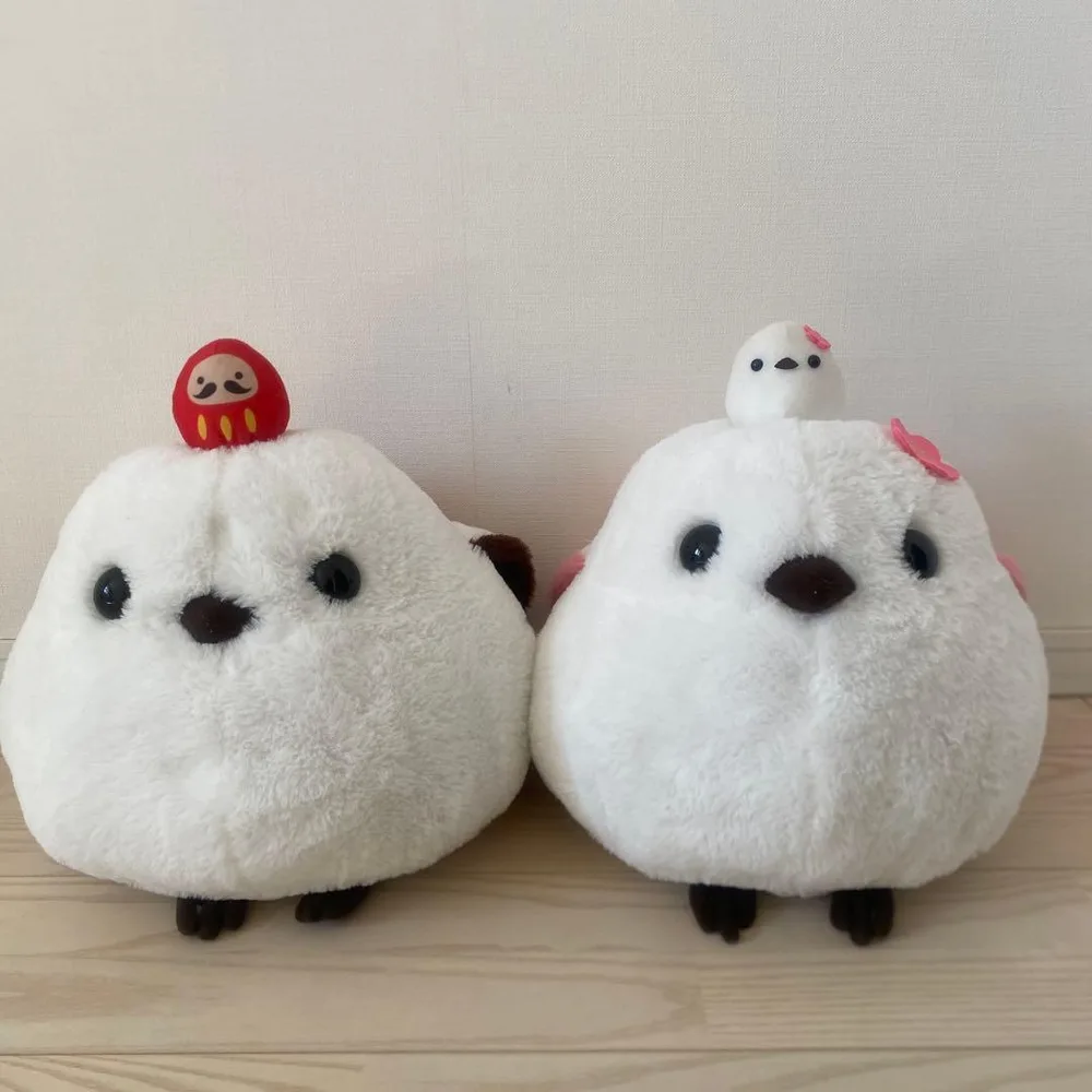 シマエナガ&ニワトリ ぬいぐるみ2点セット
