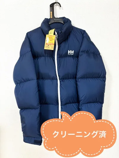 HELLY HANSEN ヘリーハンセン ダウン M ネイビー(クリーニング済)