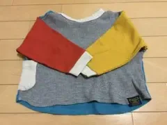 BREEZE ブリーズ 前後2way ワッフル 長袖 カットソー 100
