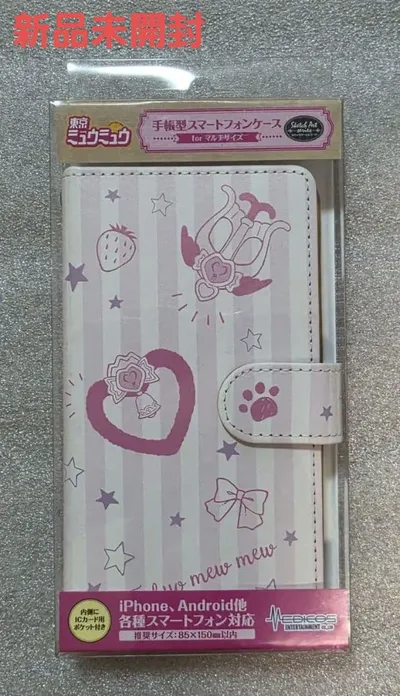 東京ミュウミュウ 手帳型スマートフォンケース