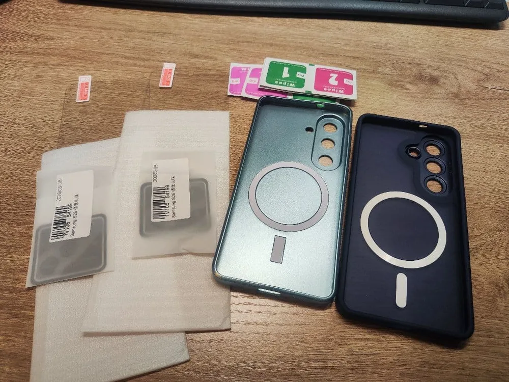 Samsung ギャラクシーS26用ケース 2個+ガラスフィルム2枚セット