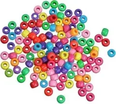 ミックス✨ カラフル ビーズセット ハンドメイド 手芸材料 知育
