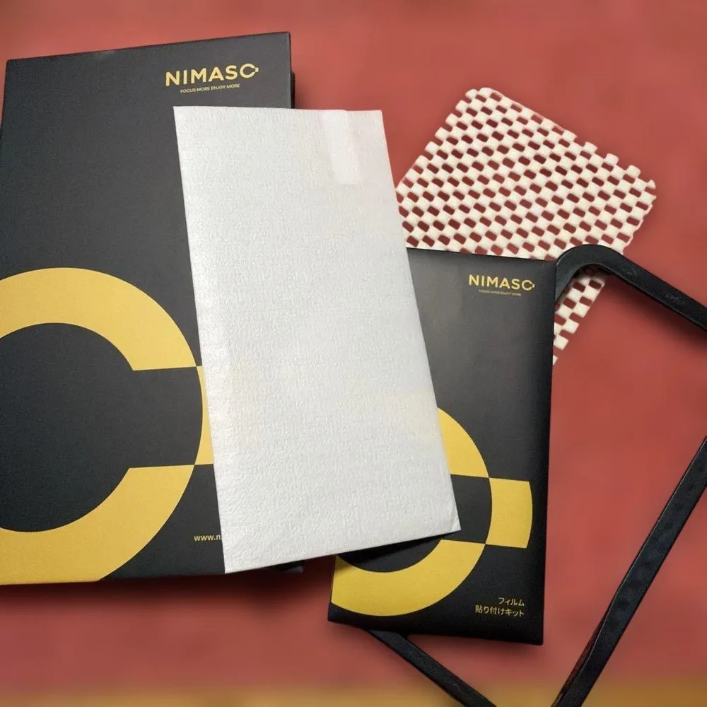 NIMASO iPhone15Pro保護フィルム 貼り付けキット 1枚分