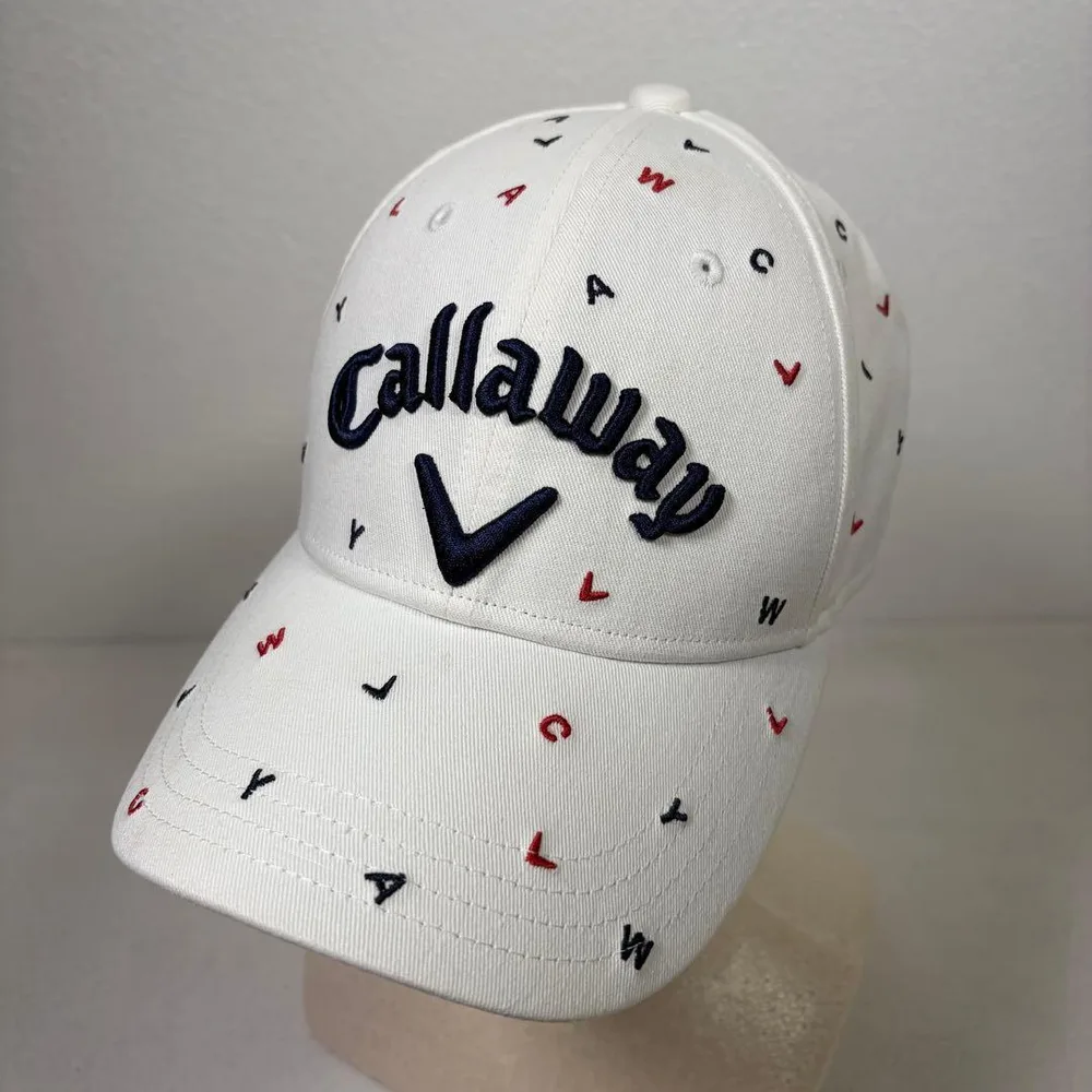 Callaway】キャロウェイ ゴルフ キャップ ロゴ刺繍 総柄 カラフル FR