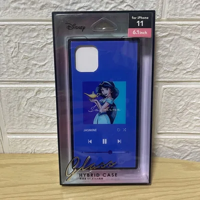 【新品】iPhone 11 ガラスハイブリッドケース ジャスミン ディズニー