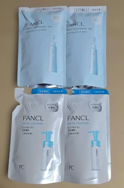 ファンケル マイルドクレンジングオイル&泡洗顔料 つめかえ4個セット