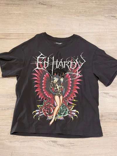 Ed Hardy グラフィック Tシャツ Lサイズ